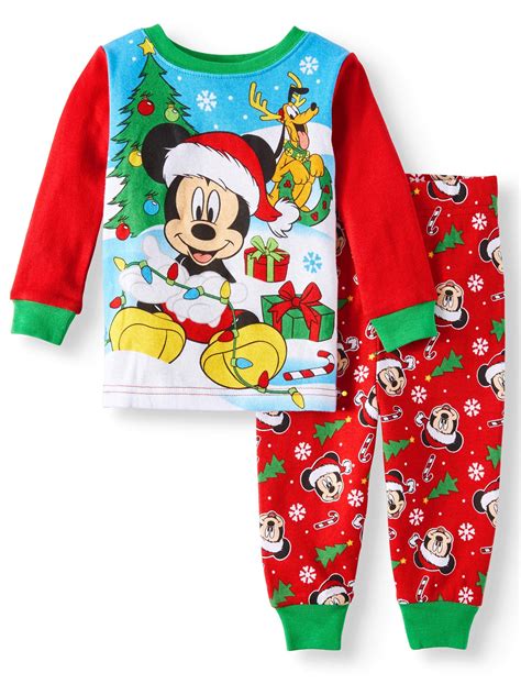 Jolly Jammies Boys or Girls Polar Bear Matching Family Pajamas Set, 2-Piece, Sizes 6-12. . Walmart christmas pjs